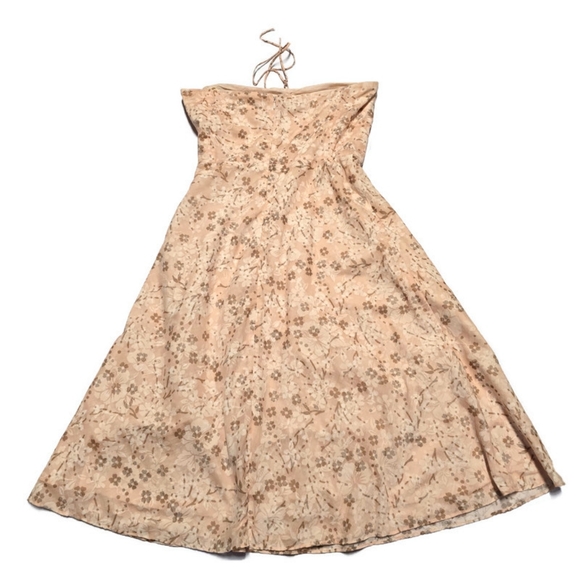 J CREW Dress Cottagecore Floral Print VTG Y2K Coquette Size 8, - Picture 11 of 15